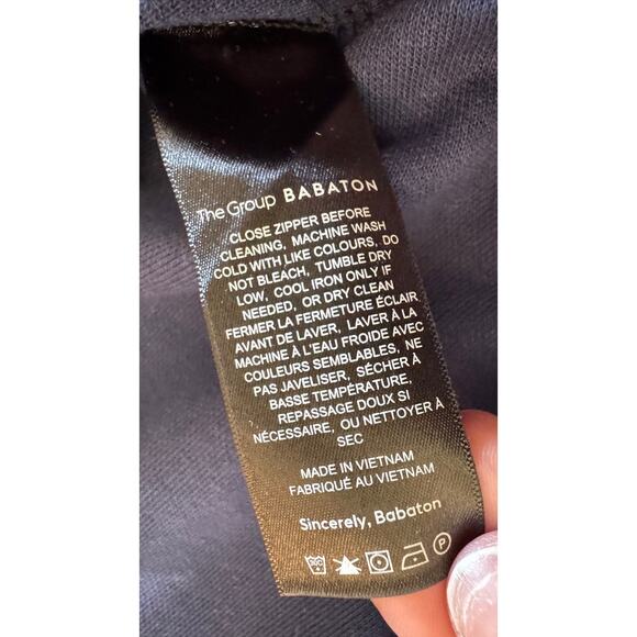 The Group by Babaton Aritzia Rocket Cropped Track Jacket blue size small - Picture 4 of 8